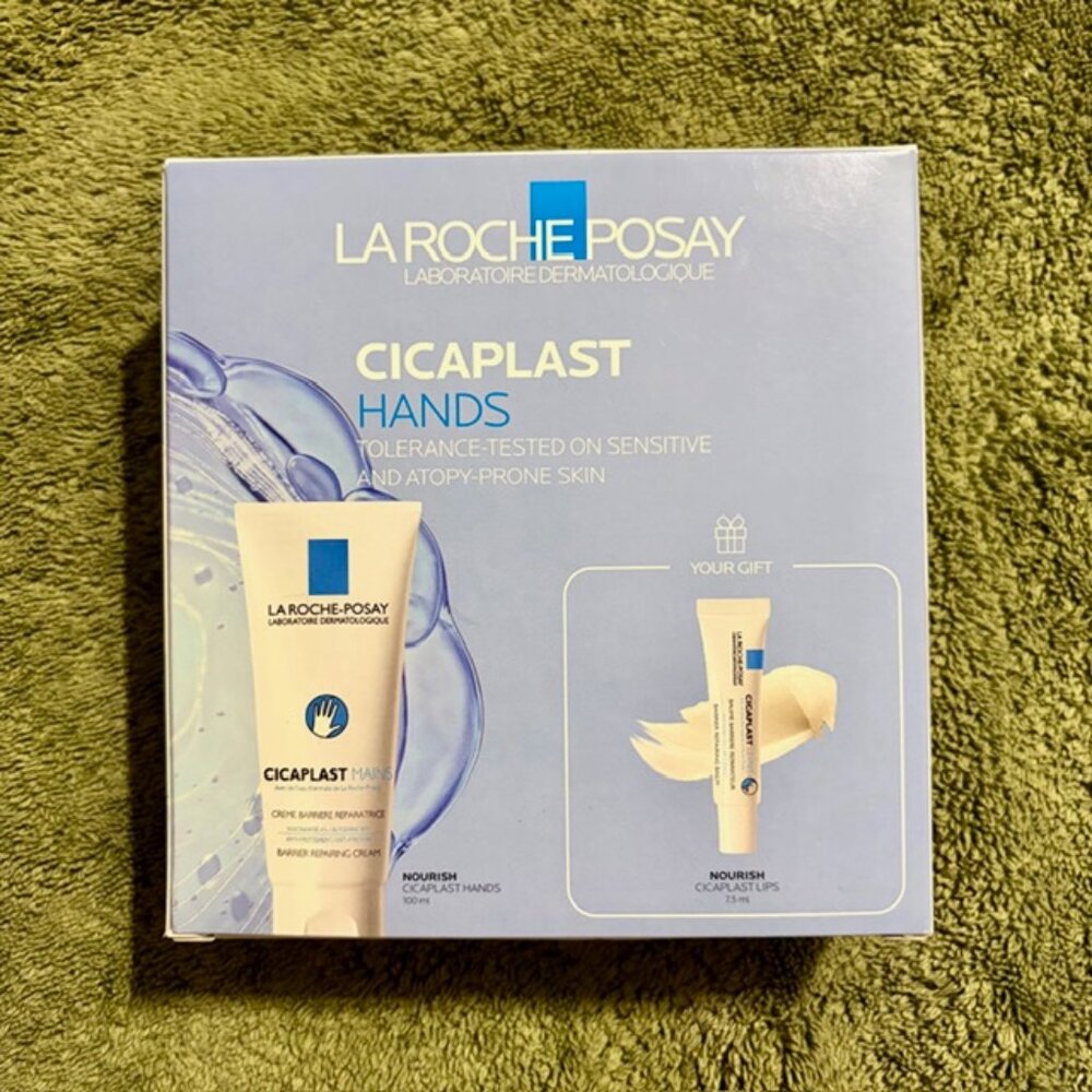 La Roche-Posay Cicaplast Hand Cream & Lip Balm Kit